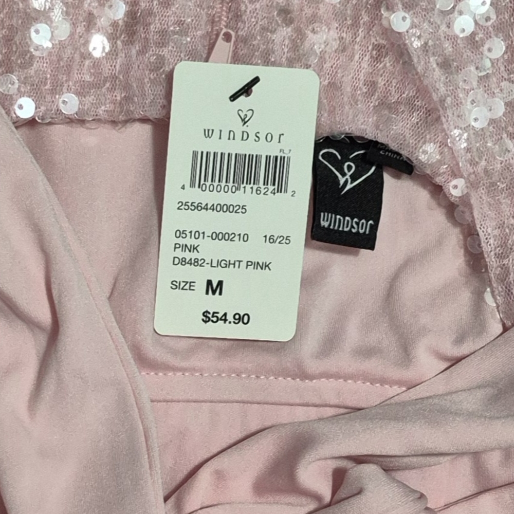 Windsor Light Pink Sequin Dress - Picture 6 of 8